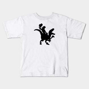 Raptor Ride 'em Cowboy (black) Kids T-Shirt